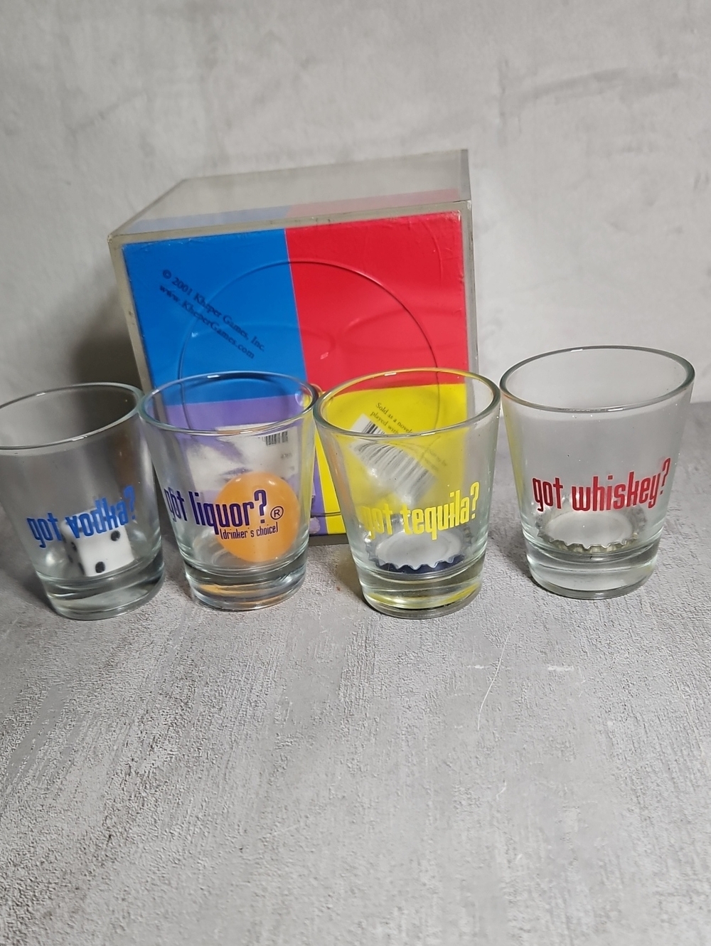 Got Liquor? Shot Glass Game does not Gmatter whether U win or lose Just Have Fun